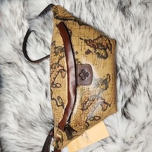 Patricia Nash European Map Bum Belt Bag